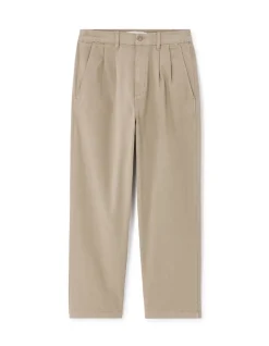 Chino los 100% katoen stretch - beige