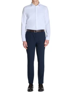 Chino rechte stretch - marine