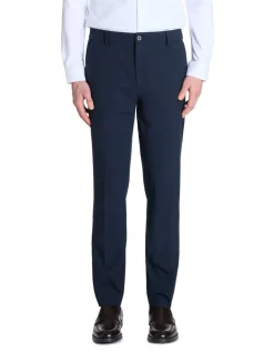 Chino rechte stretch - marine
