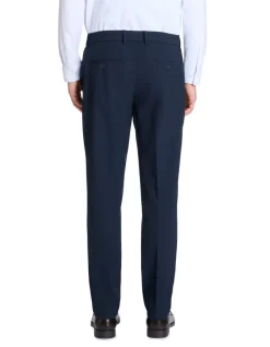 Chino rechte stretch - marine