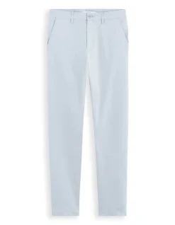 Chino slim fit stretch katoen - lichtblauw