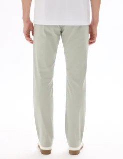 Chinobroek straight fit stretchkatoen - mintgroen