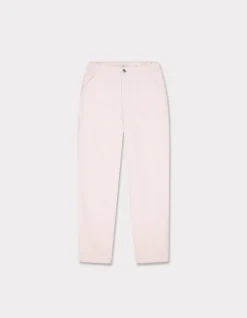 Comfortabele chino met elastische taille - roze