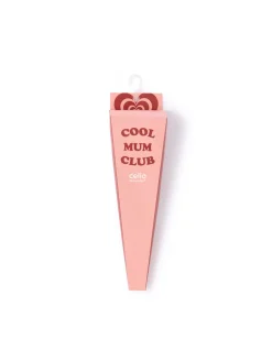Cool Mum Club T-shirt met print – roze