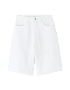 Denim bermuda - wit