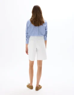 Denim bermuda - wit