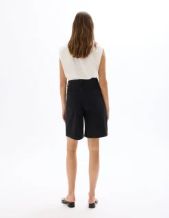 Denim bermuda - zwart