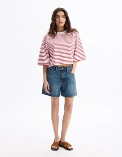 Denim shorts - blauw