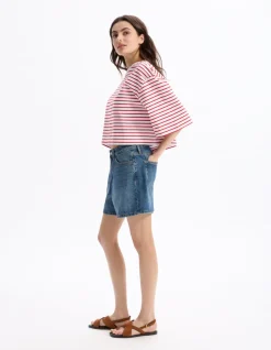 Denim shorts - blauw