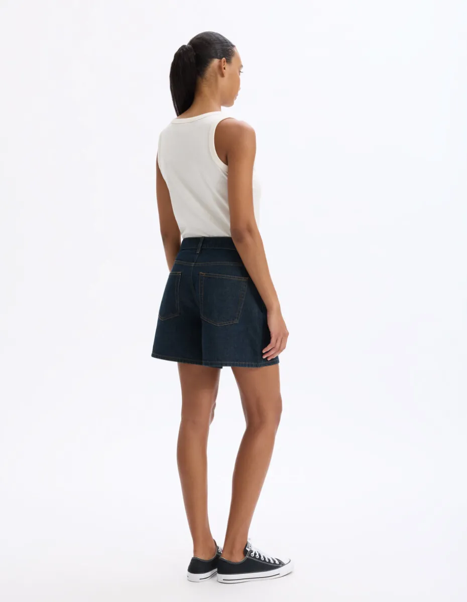 Denim shorts - denim