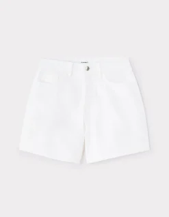 Denim shorts - wit