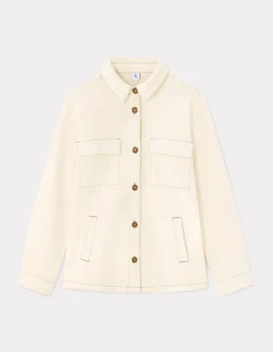 Denim-effectjasje - beige