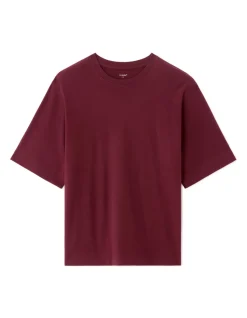 Dik oversized T-shirt - paars
