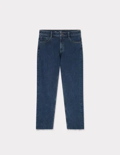 7/8e rechte jeans - raw