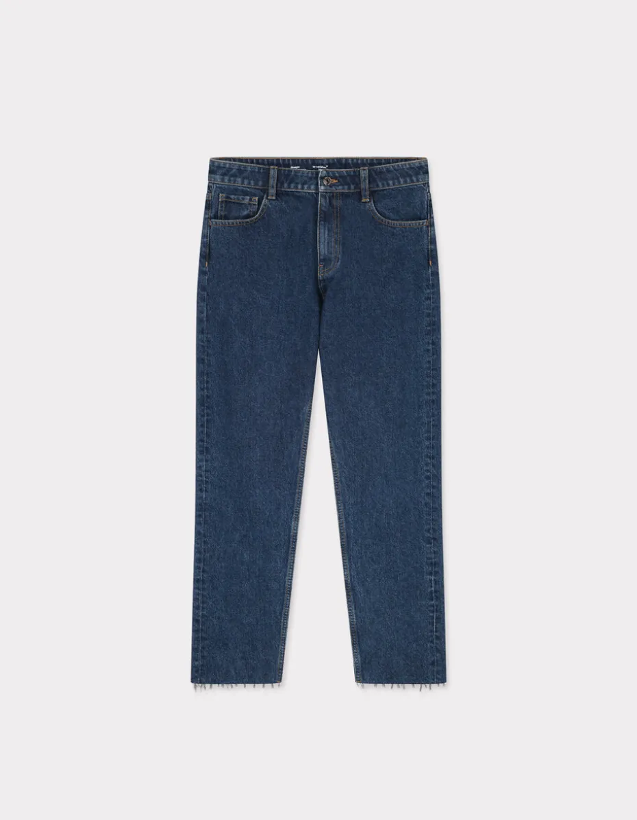 7/8e rechte jeans - raw