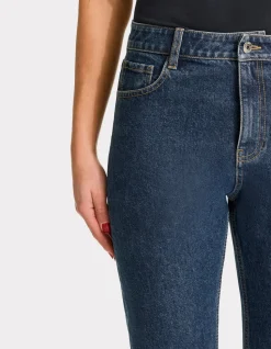 7/8e rechte jeans - raw