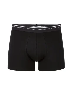 Effen zwarte boxershorts