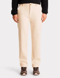 Enkellange chinobroek - beige