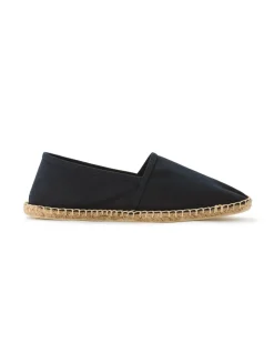 Espadrilles van katoenen canvas - marineblauw