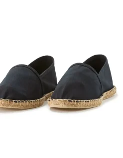 Espadrilles van katoenen canvas - marineblauw