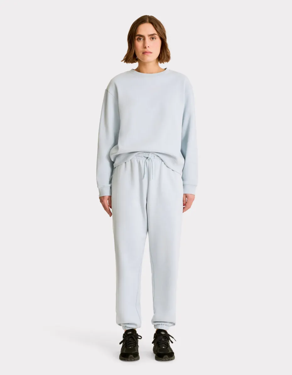 Fleece joggingbroek - lichtblauw