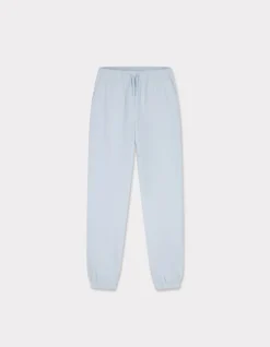 Fleece joggingbroek - lichtblauw