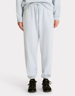 Fleece joggingbroek - lichtblauw