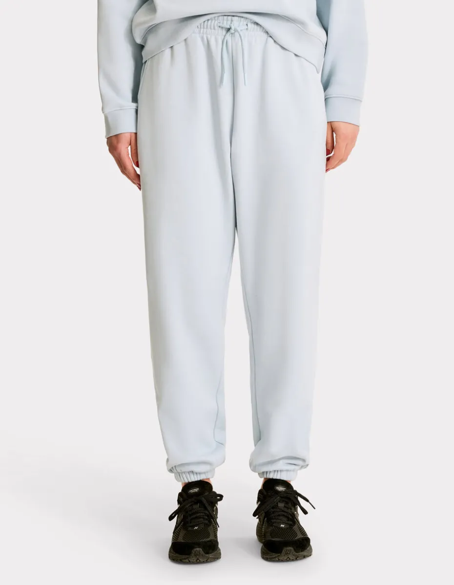 Fleece joggingbroek - lichtblauw