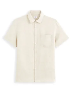 Hemd 100% linnen regular fit - naturel