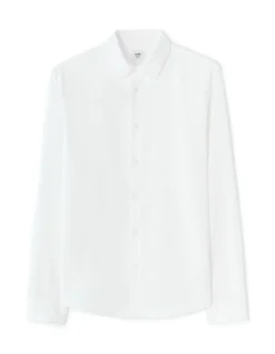 Hemd regular fit 100% TENCEL™ Lyocell - wit