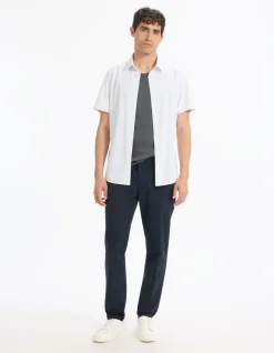 Hemd slim stretch - wit
