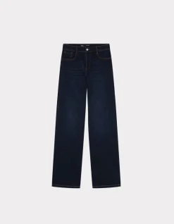 High waist jeans - donkerblauw