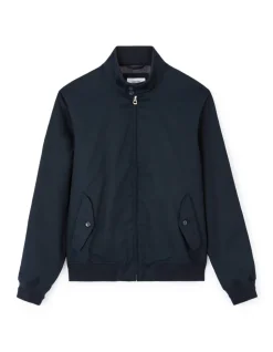Hoge kraag vest - marine