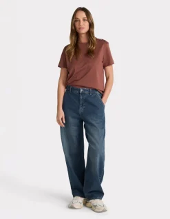 Italiaanse pocket jeans - blauw