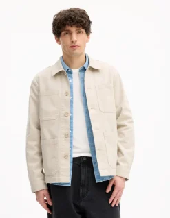 Jas col chemise - beige