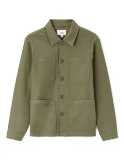 Jas col chemise - bruin