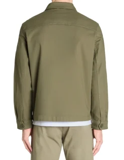 Jas col chemise - bruin
