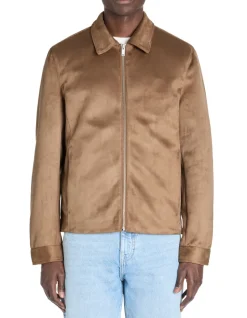 Jas col chemise - taupe