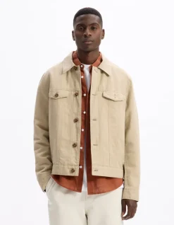 Jas met andere - beige