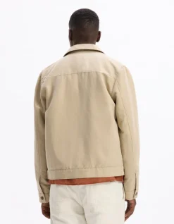 Jas met andere - beige