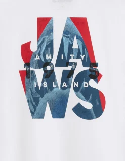 JAWS - Wit T-shirt