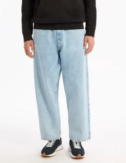 Jean baggy 100% katoen C75 - lichtblauw