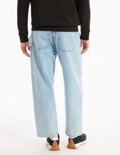 Jean baggy 100% katoen C75 - lichtblauw