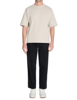 Jean baggy 100% katoen c75 - zwart