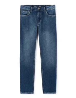 Jean ontspannen 100% katoen c85 - denim