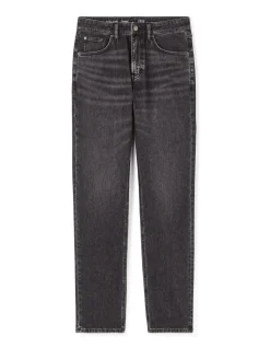 Jean recht 100% katoen stretch c15 3 lengtes - grijs