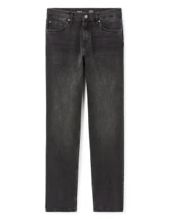 Jean regular katoen stretch c5 3 lengtes - zwart