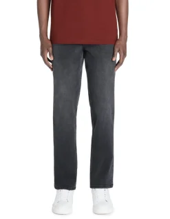 Jean regular katoen stretch c5 3 lengtes - zwart