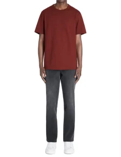 Jean regular katoen stretch c5 3 lengtes - zwart