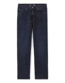 Jean regular katoen stretch c5 3 lengtes - marine